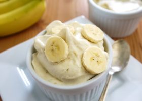 طريقة عمل كريمة الفانيليا بالموز