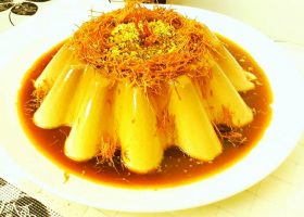 طريقة عمل كريم كراميل بالشعيرية