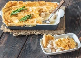 طريقة عمل فطيرة البطاطس بالدجاج