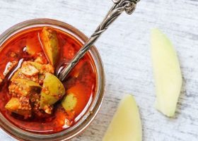 طريقة عمل مخلل المانجو الهندي