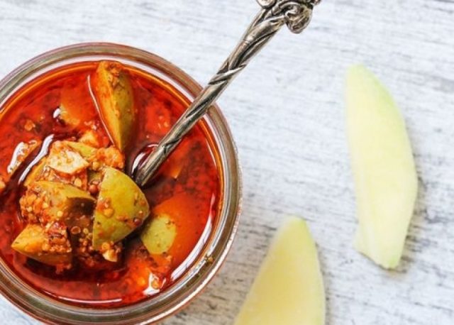 طريقة عمل مخلل المانجو الهندي