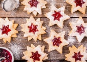 طريقة عمل بسكويت الزبدة بالمربى