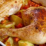طريقة عمل صينية بطاطس بالدجاج