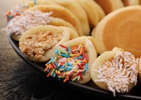 طريقة عمل القطايف بزبدة اللوتس