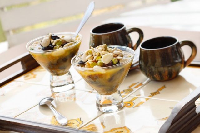 طريقة عمل خشاف بالمكسرات