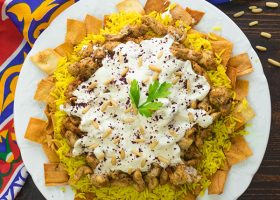 طريقة عمل فتة شاورما الفراخ