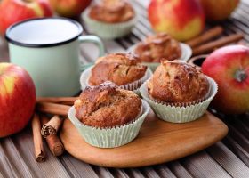 طريقة عمل مافن التفاح الصحي