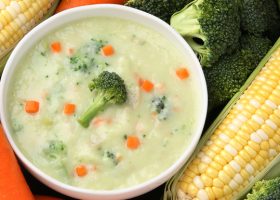 طريقة عمل شوربة خضار بالكريمة