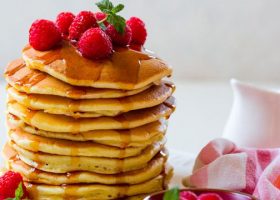 طريقة عمل بان كيك بدقيق جوز الهند