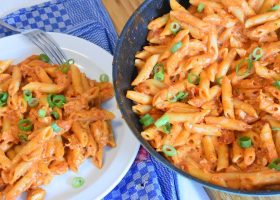 طريقة عمل باستا بالصلصة الوردية