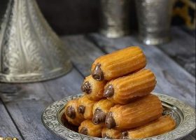 طريقة عمل بلح الشام محشي نوتيلا