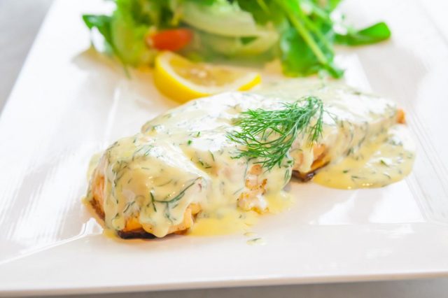 طريقة عمل فيليه سمك بالكريمة