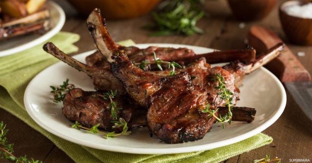 طريقة عمل ريش مشوية بالفرن بالباربكيو صوص