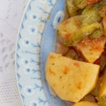طريقة عمل ايدام كوسه وبطاطس