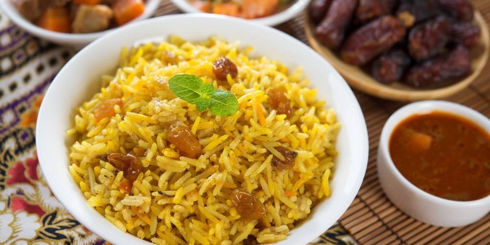 طريقة عمل أرز بسمتي بالخضار والكاري