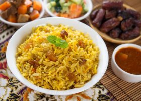 طريقة عمل أرز بسمتي بالخضار والكاري