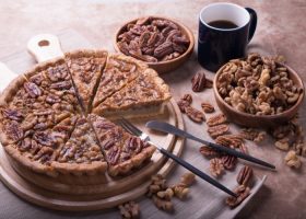 طريقة عمل تارت الجوز بالكراميل