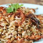 طريقة عمل مجدرة مع البصل المقلي