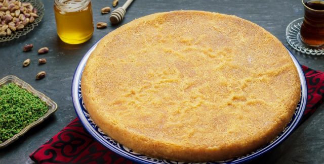 طريقة عمل الكنافة باللبن