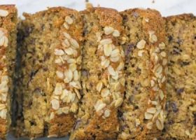 طريقة عمل كيكة الشوفان بالقشطة