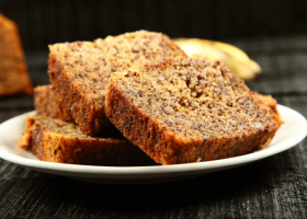 طريقة عمل كيك النسكافيه والموز