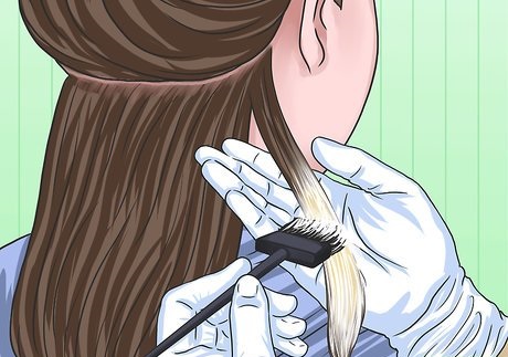 كيفية صبغ الشعر باللون البني