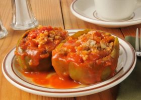 طريقة عمل فلفل أخضر محشي