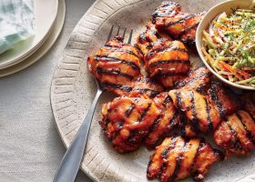 طريقة عمل دجاج مشوي بالخردل والعسل