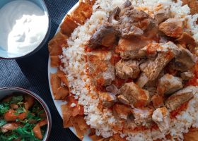 طريقة عمل فتة الرقبة