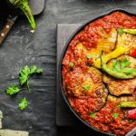 طريقة عمل منزلة الباذنجان بدون لحم