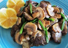طريقة عمل كبدة بالمشروم