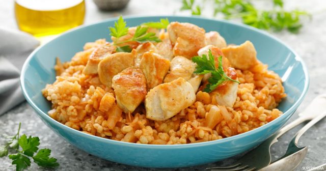 طريقة عمل برغل بالدجاج