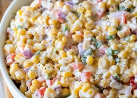 طريقة عمل سلطة الذرة بالمايونيز