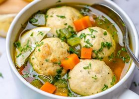 طريقة عمل شوربة كرات الدجاج بالخضار