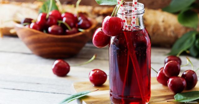 طريقة عمل شاي الكرز بالنعناع