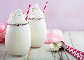 طريقة عمل ميلك شيك ايس كريم فانيلا