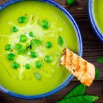 طريقة عمل شوربة البسلة بالبروكلي
