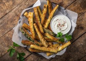 طريقة عمل اصابع الكوسا المقرمشة