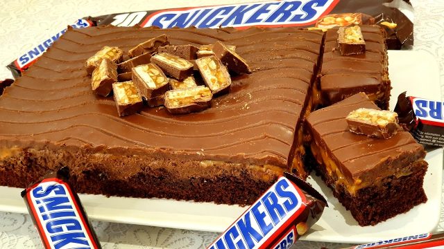 طريقة عمل حلى السنكرز البارد