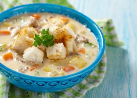 طريقة عمل شوربة التشيز برجر