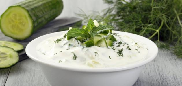 طريقة عمل سلطة زبادي بالشبت