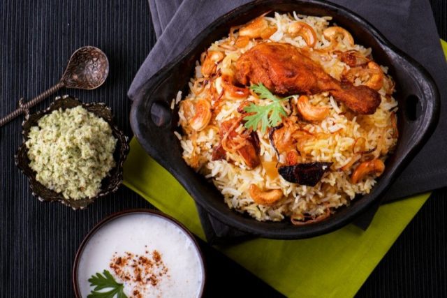 طريقة عمل برياني دجاج بالزبادي