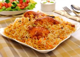 طريقة عمل أرز أصفر بالدجاج