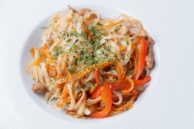 طريقة عمل باستا الفريدو بالخضار