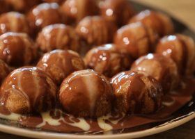 طريقة عمل كرات شاي كرك بالسميد