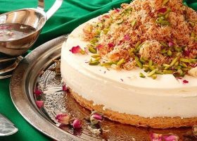 طريقة عمل تشيز كيك الكنافة