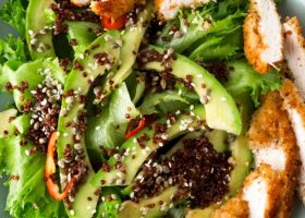 طريقة عمل كينوا بالدجاج والخضار