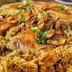 طريقة عمل مقلوبة دجاج