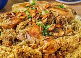 طريقة عمل مقلوبة دجاج