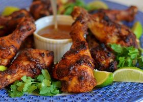 طريقة عمل أفخاذ دجاج تندوري